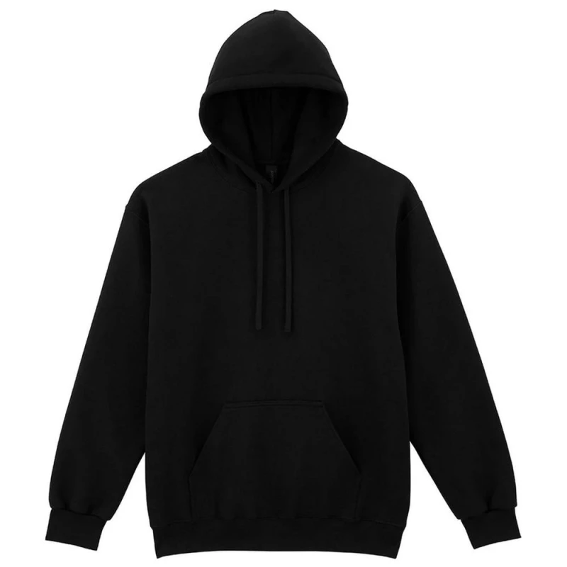 Image of Gildan Mens Hammer Maxweight Hoodie in True Black Size: Medium True Black Male M