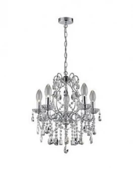 image of Marquis By Waterford Annalee Large 5 Light Chandelier