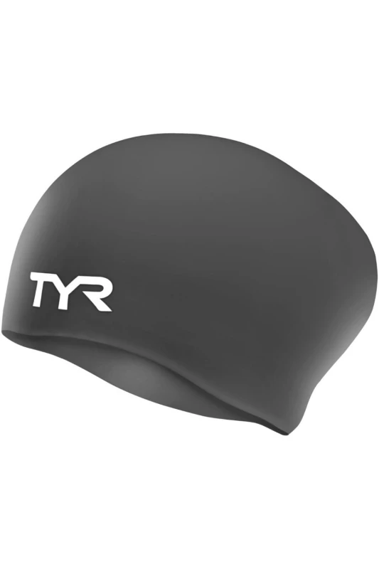 Image of Womens swimming cap TYR Long Hair Noir Female TU