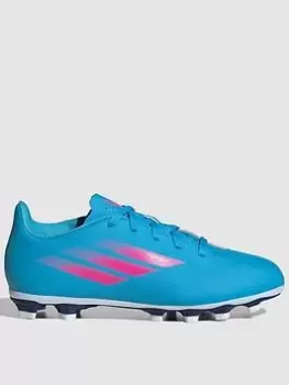 Image of adidas Junior X Speedflow.4 Firm Ground Football Boots - Blue Size 1