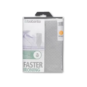 image of Brabantia 135 x 49cm Metallised Ironing Board Cover