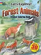 Image of lets explore forest animals sticker coloring book