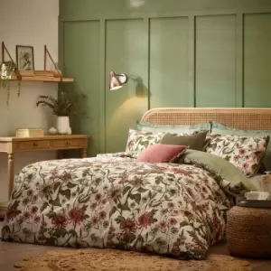 Image of Wallflower Duvet Cover Set Natural, Natural / King