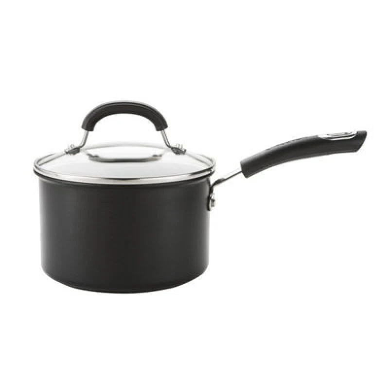Image of Circulon Black 'Total' Hard Anodised Aluminium Cookware Set - Pack of 7 Black