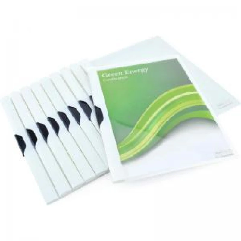 Image of Rapesco ECO Clip File A4 - White - PK10 - 1594
