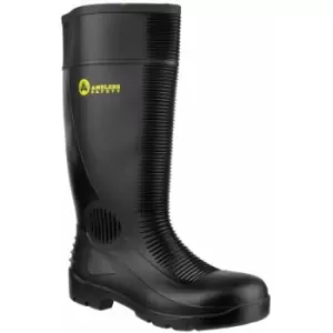 Image of Amblers Steel FS100 Mens Safety Wellingtons (40 EUR) (Black) - Black