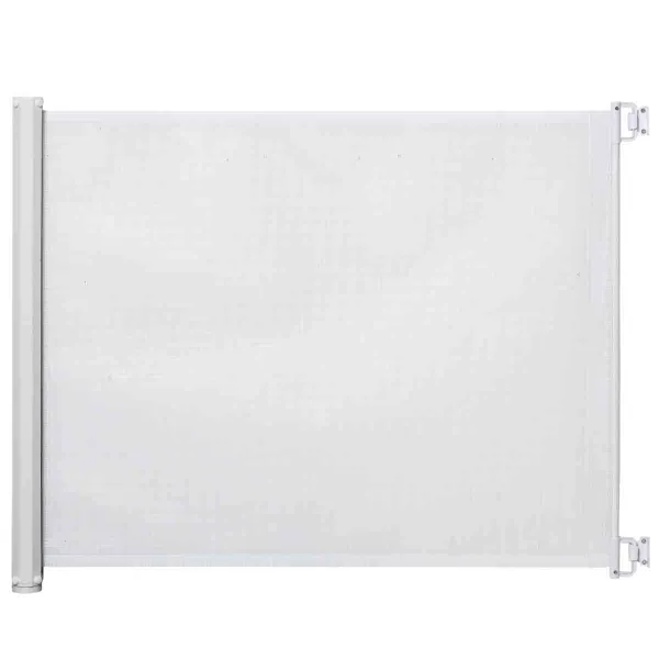 Image of PawHut Retractable Pet Safety Gate - White