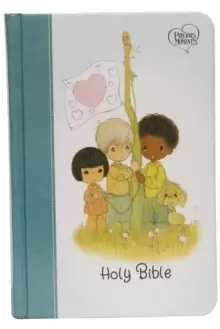 Image of NKJV, Precious Moments Small Hands Bible, Hardcover, Teal, Comfort Print : Holy Bible, New King James Version