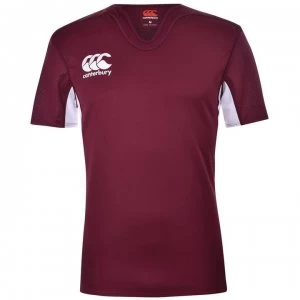 Image of Canterbury Challenge Mens Shirt - Maroon/White