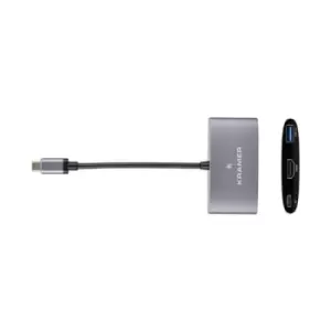 Image of Kramer Electronics KDock-1 Wired USB 3.2 Gen 1 (3.1 Gen 1) Type-C Silver