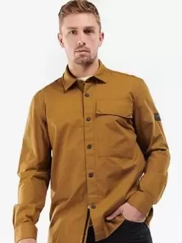 Image of Barbour International Battery Overshirt, Brown, Size S, Men