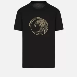Image of Armani Exchange Logo Cotton T-Shirt - S