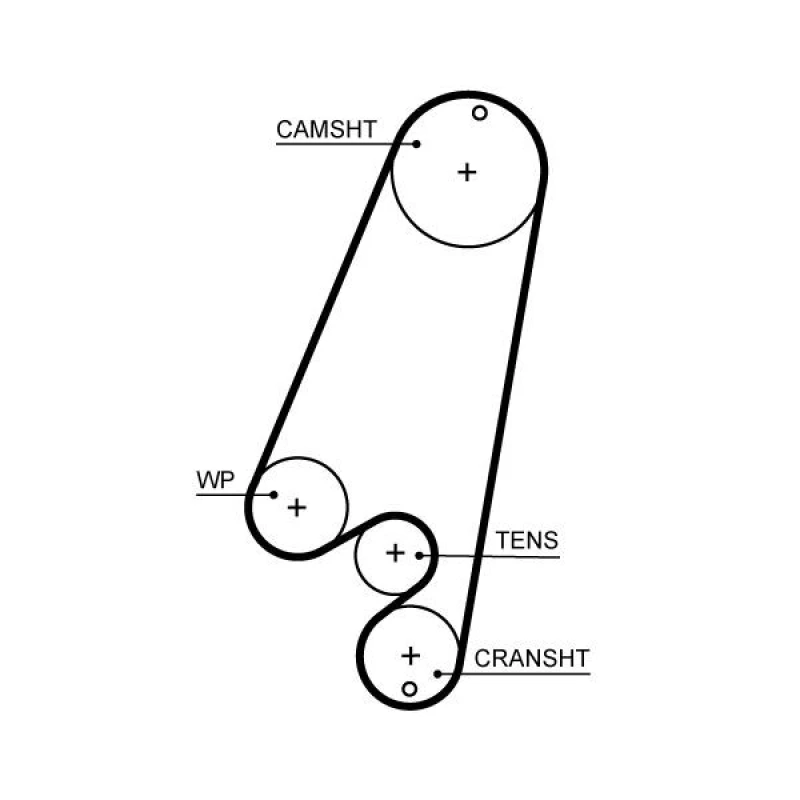 Image of GATES Timing Belt GATES 5522XS