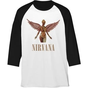 Image of Nirvana - Triangle in Utero Unisex Large T-Shirt - Black,White