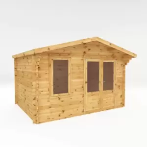 Image of Mercia 4m x 3m Garden Retreat Log Cabin 44mm