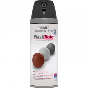 Plastikote Primer Aerosol Spray Paint Black 400ml