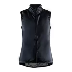 Image of Craft Womens/Ladies Essence Light Windproof Gilet (L) (Black)