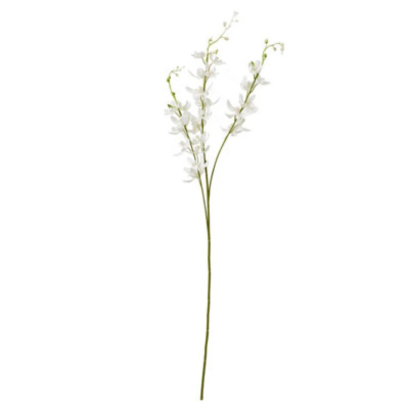 Image of Hill Interiors Cymbidium Spray Artificial Flower White (One Size)