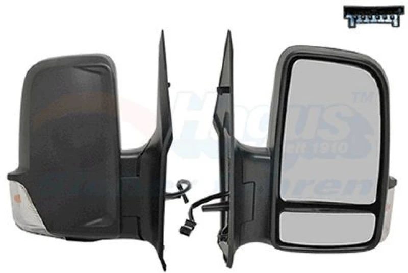Image of VAN WEZEL Wing mirror VAN WEZEL 3083808