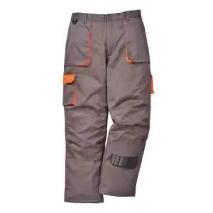 Image of Portwest TX16 Contrast Lined Trousers Grey 2XL