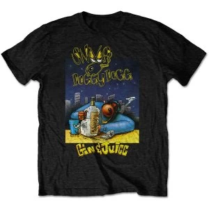 Image of Snoop Dogg - Gin & Juice Mens Large T-Shirt - Black
