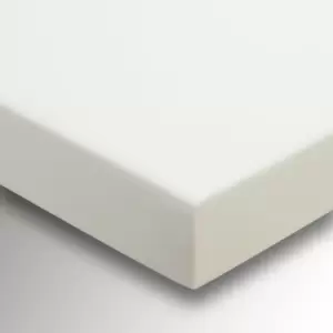 Image of Helena Springfied Plain Dye, 50/50 Percale, Small Double Fitted Sheet, Ivory