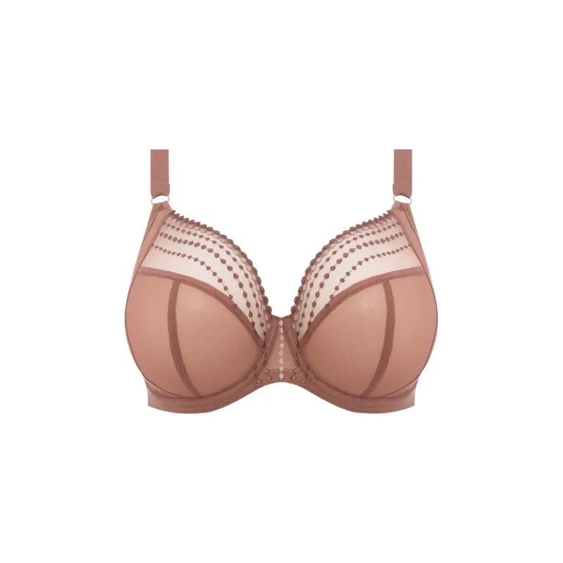Image of Elomi Womens underwired plunge bra Elomi Matilda Marron Female 95O