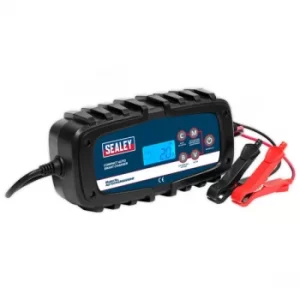 image of Sealey AUTOCHARGE650HF Compact Auto Smart Charger 6.5A 9-Cycle 6/1...