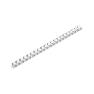 Image of 5 Star Office A4 Binding Combs Plastic 21 Rings 125 Sheets 16mm White Pack 100