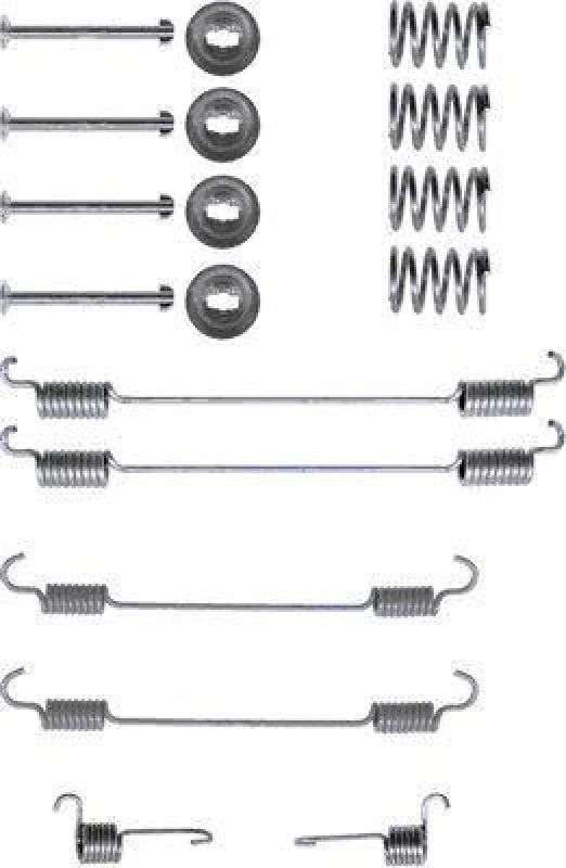 Image of Brake shoe fitting kit TEXTAR 97010100