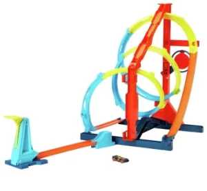 Image of Hot Wheels Track Builder Unlimited Corkscrew Twist Kit