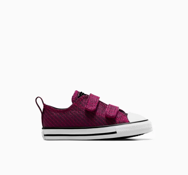 image of Converse Toddler Easy On Sparkle Party Trainers - Pink