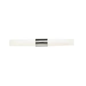 Image of Helva LED Dimmable Bathroom Wall Lamp Brushed Nickel, 3000/4000K