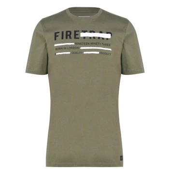 Image of Firetrap Graphic T-Shirt Mens - Green
