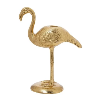 image of Biba Flamingo Candle Holder - Gold