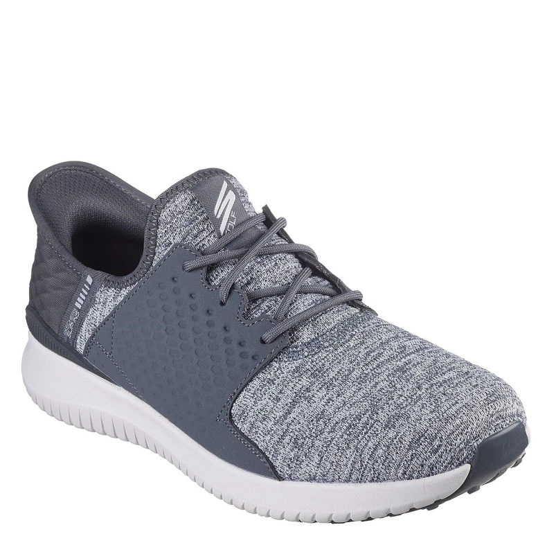Image of Skechers Reverse Slip in Mens Trainers - Grey Grey 7