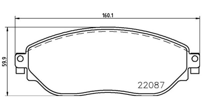 Image of MAGNETI MARELLI Brake pad set MAGNETI MARELLI 363700459082