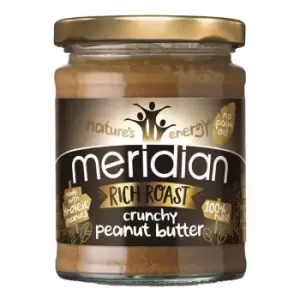 Image of Meridian Rich Roast Crunchy 100% Peanut Butter 280g