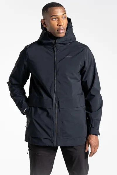 Image of Craghoppers Toledo' Gore-Tex Waterproof Hooded Jacket Black