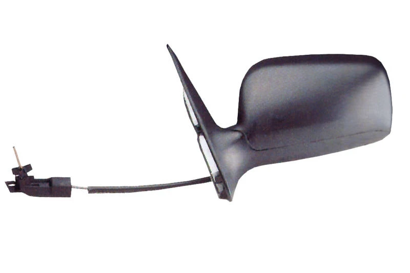 Image of PRASCO SK3207114 Wing mirror Left, black, Manual, Aspherical Outside Mirror (50)