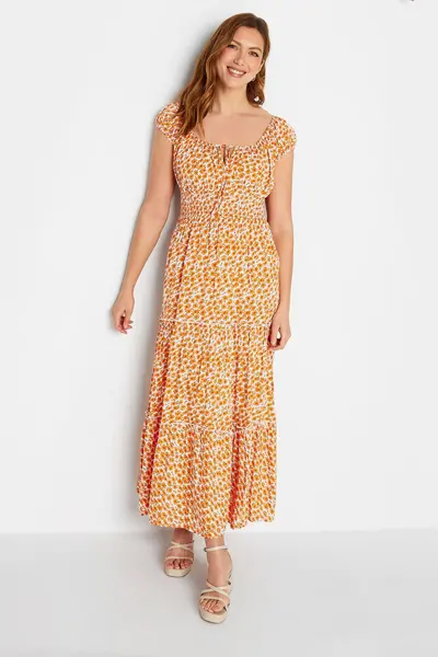 Long Tall Sally Tall Printed Maxi Dress Yellow