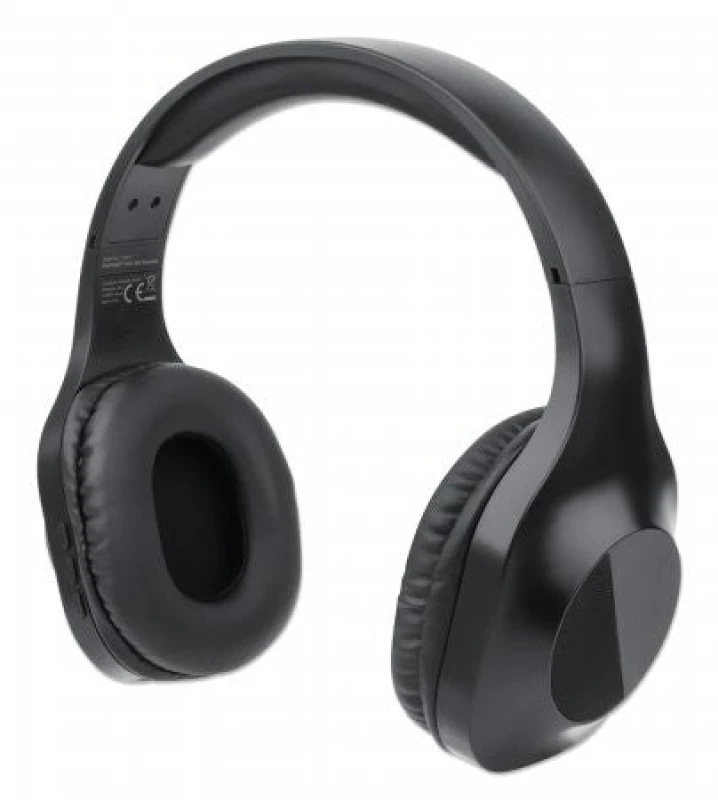 Image of Manhattan Manhattan Bluetooth On-Ear Headset, Microphone, Integrated Controls, 6 hour usage time, Max Range 10m, 3.5mm Aux port, Bluetooth v5.0 + EDR,