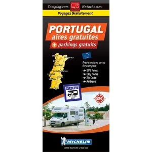 Image of Portugal Motorhome Stopovers Trailers Park Maps Sheet map 2017