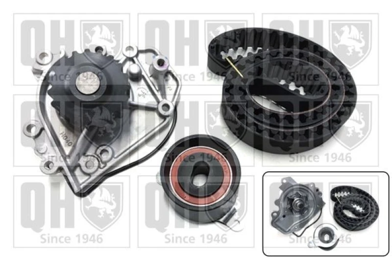 Image of QUINTON HAZELL Water pump and timing belt kit QUINTON HAZELL QBPK7670