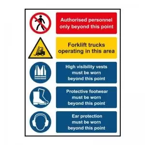 Image of Warehouse Composite Sign Style 1 - PP 300 x 400mm