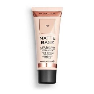 Image of Revolution Matte Base Foundation F3