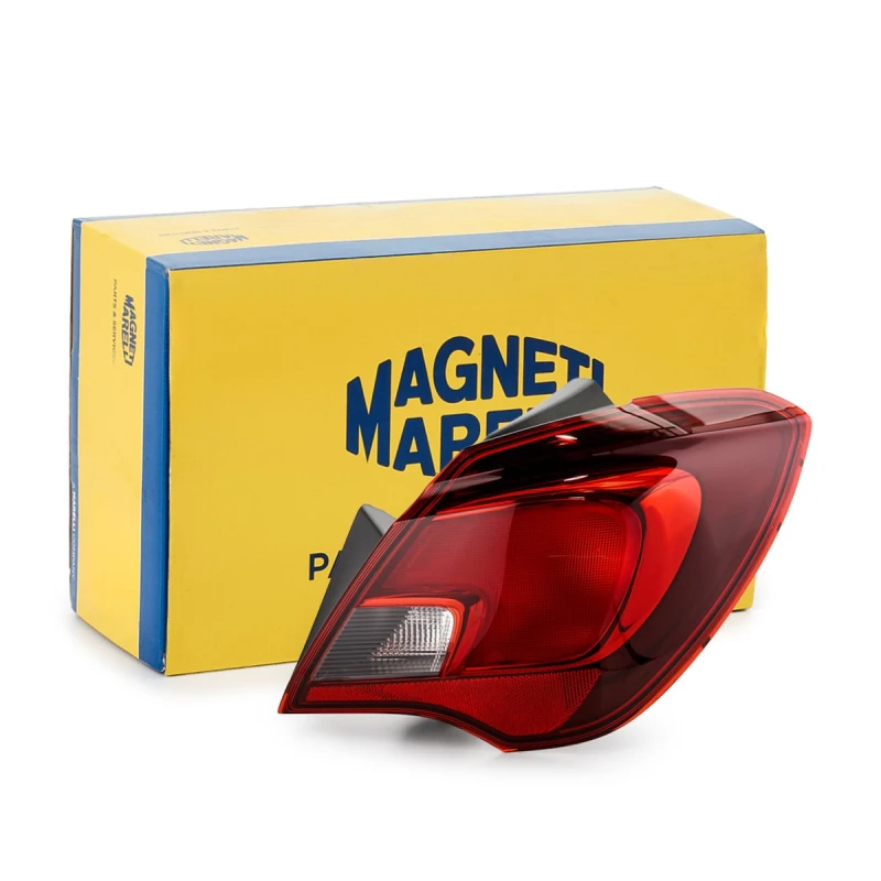 Image of MAGNETI MARELLI 714000062651 Rear light Outer section, without bulb holder, Right, PY21W Combination Rearlight (391)