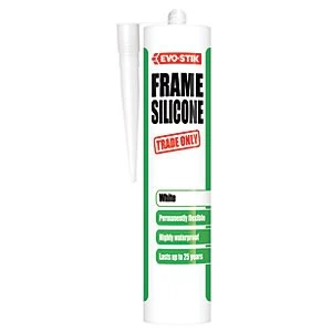 Image of Evo-Stik Trade Only Frame Silicone - White 280ml