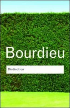 Image of Distinction by Pierre Bourdieu Paperback