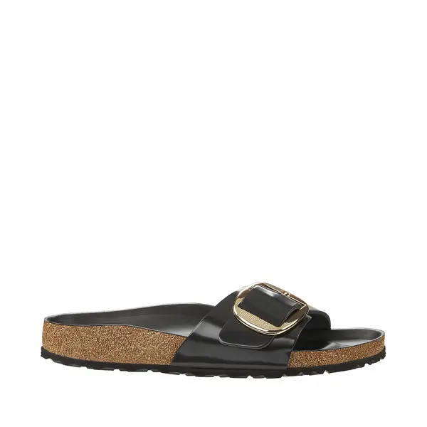 Image of Madrid Big Buckle Mules in Leather